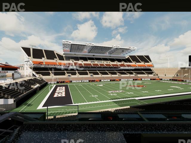 Seating view for Reser Stadium Section West Loge 26