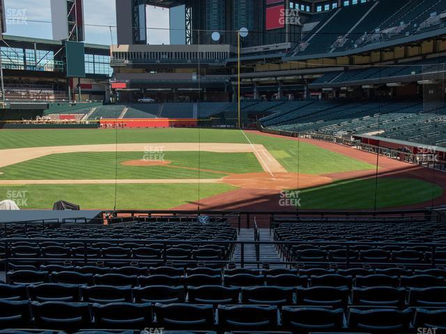 Seating view for Chase Field Section 126