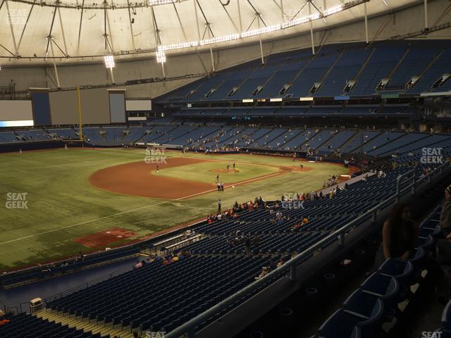 Seating view for Tropicana Field Section 219