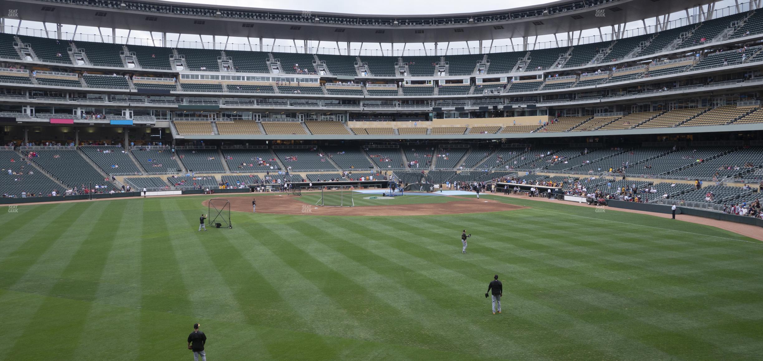 Seating view for Target Field Section 131