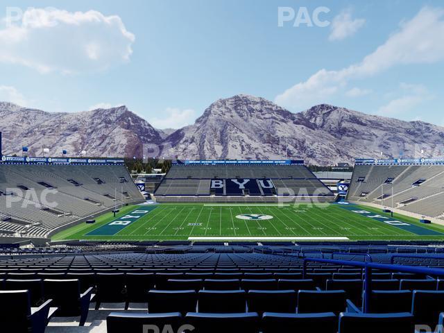 Seating view for LaVell Edwards Stadium Section Upper Boxes