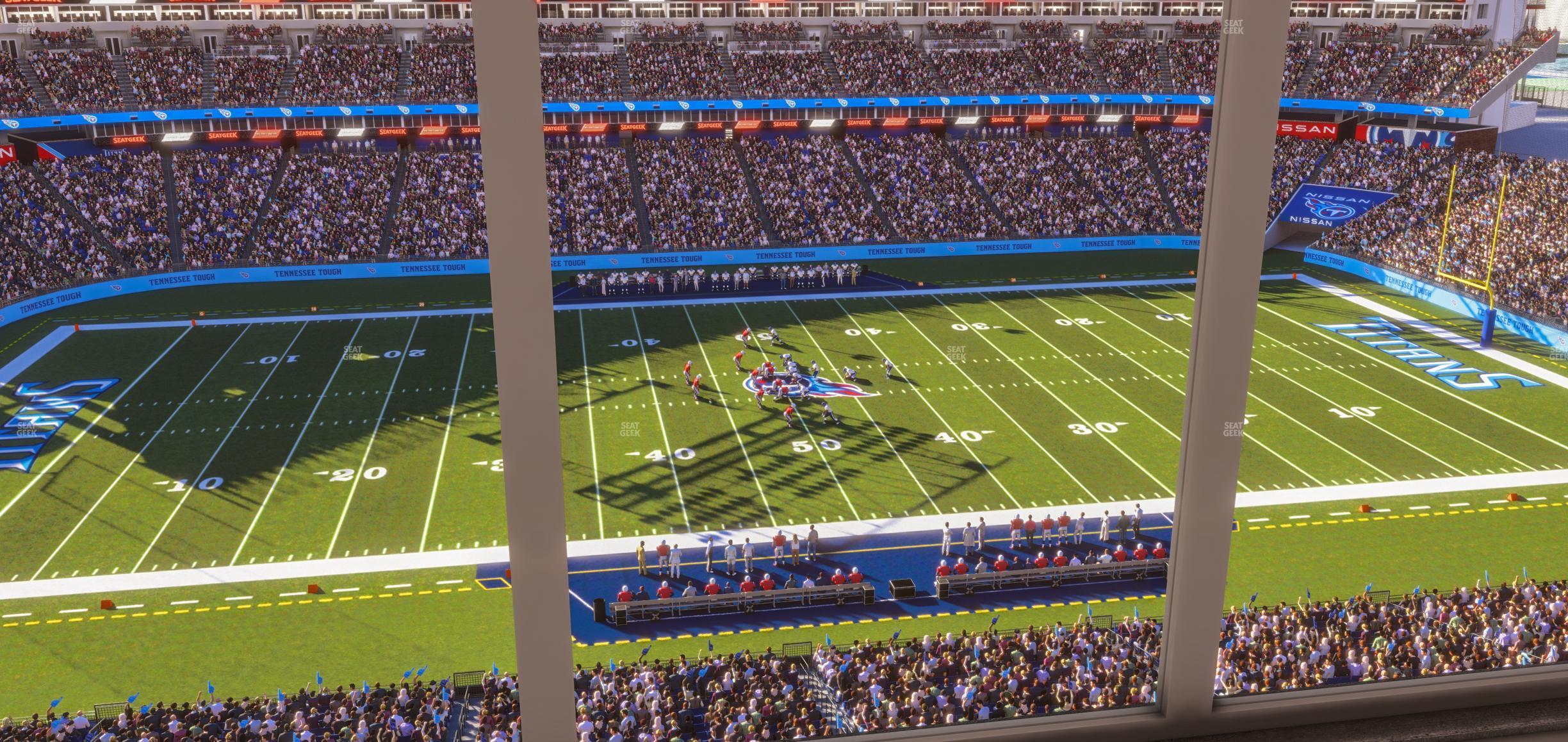 Seating view for Nissan Stadium Section Suite 624 E