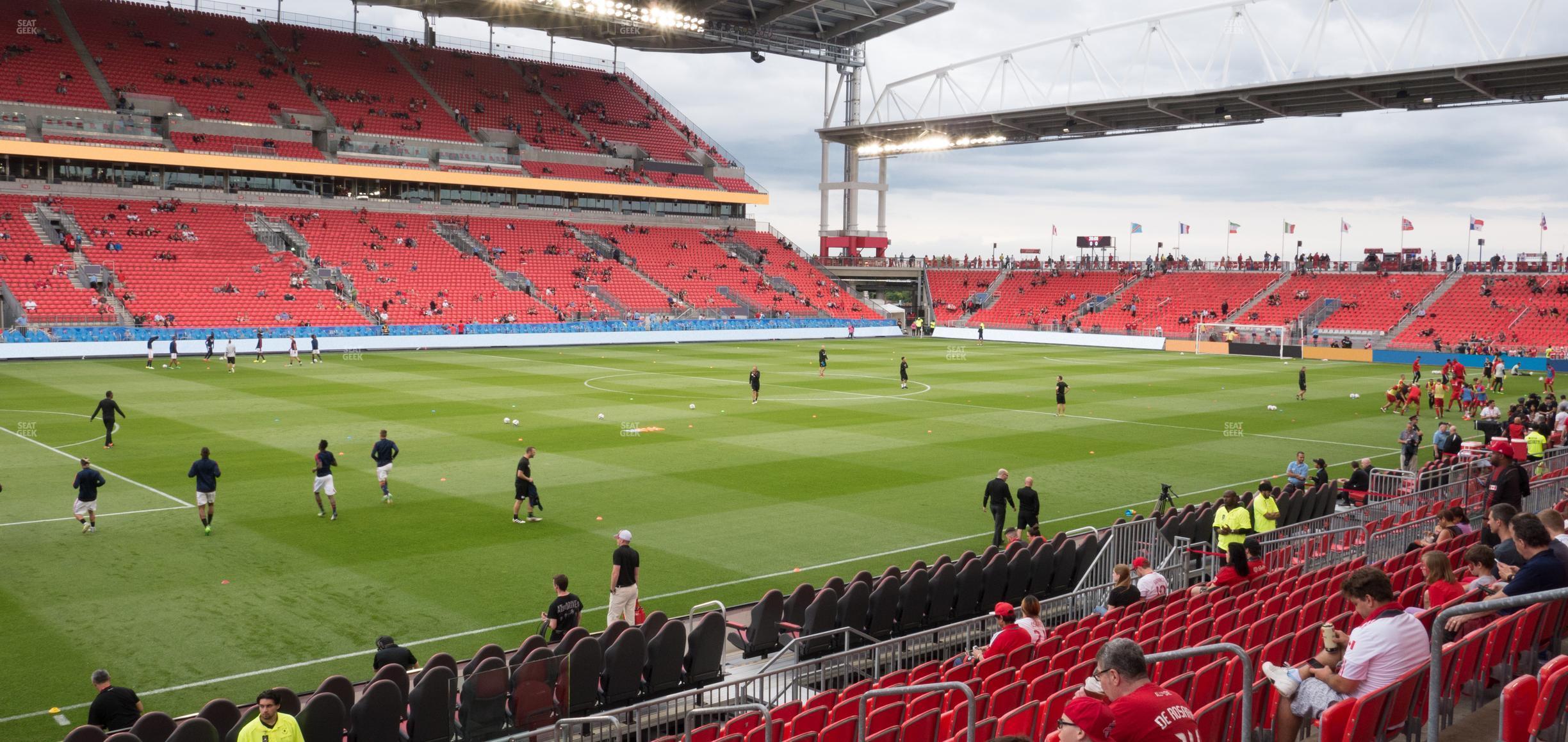 Seating view for BMO Field Section 126