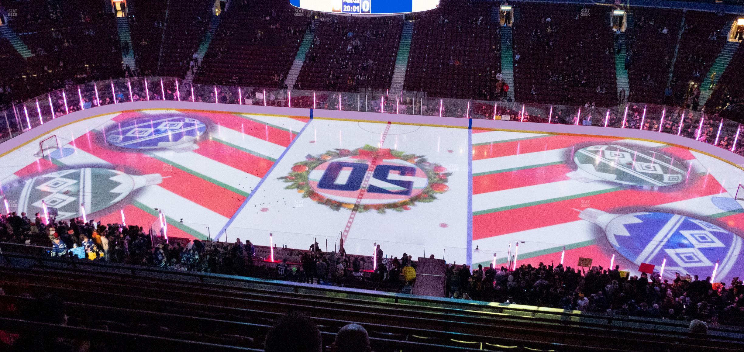 Seating view for Rogers Arena Section 323