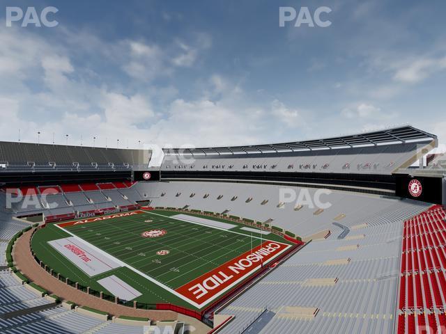 Seating view for Bryant Denny Stadium Section Ss 14