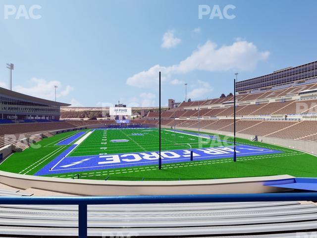 Seating view for Falcon Stadium Section L 16