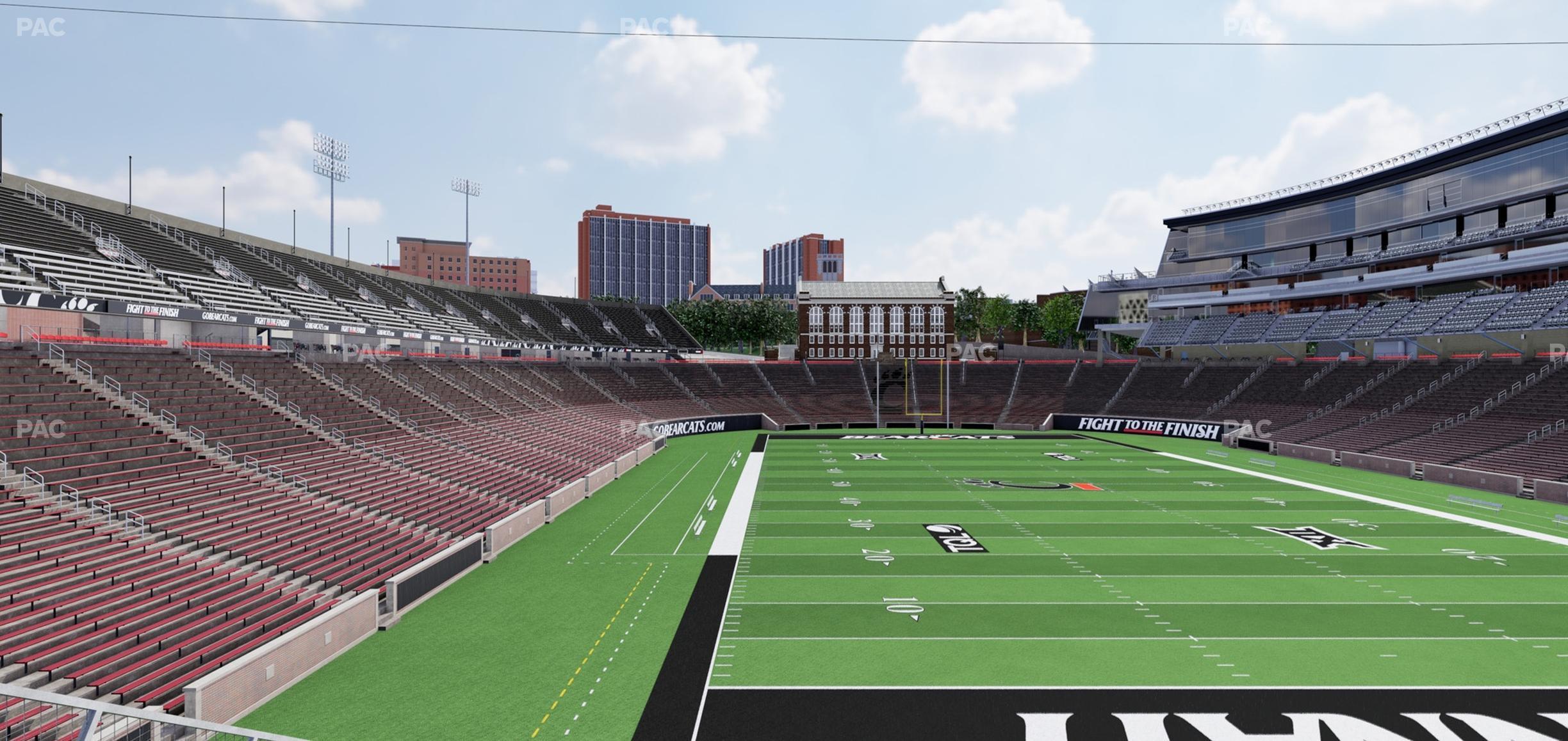 Seating view for Nippert Stadium Section 135