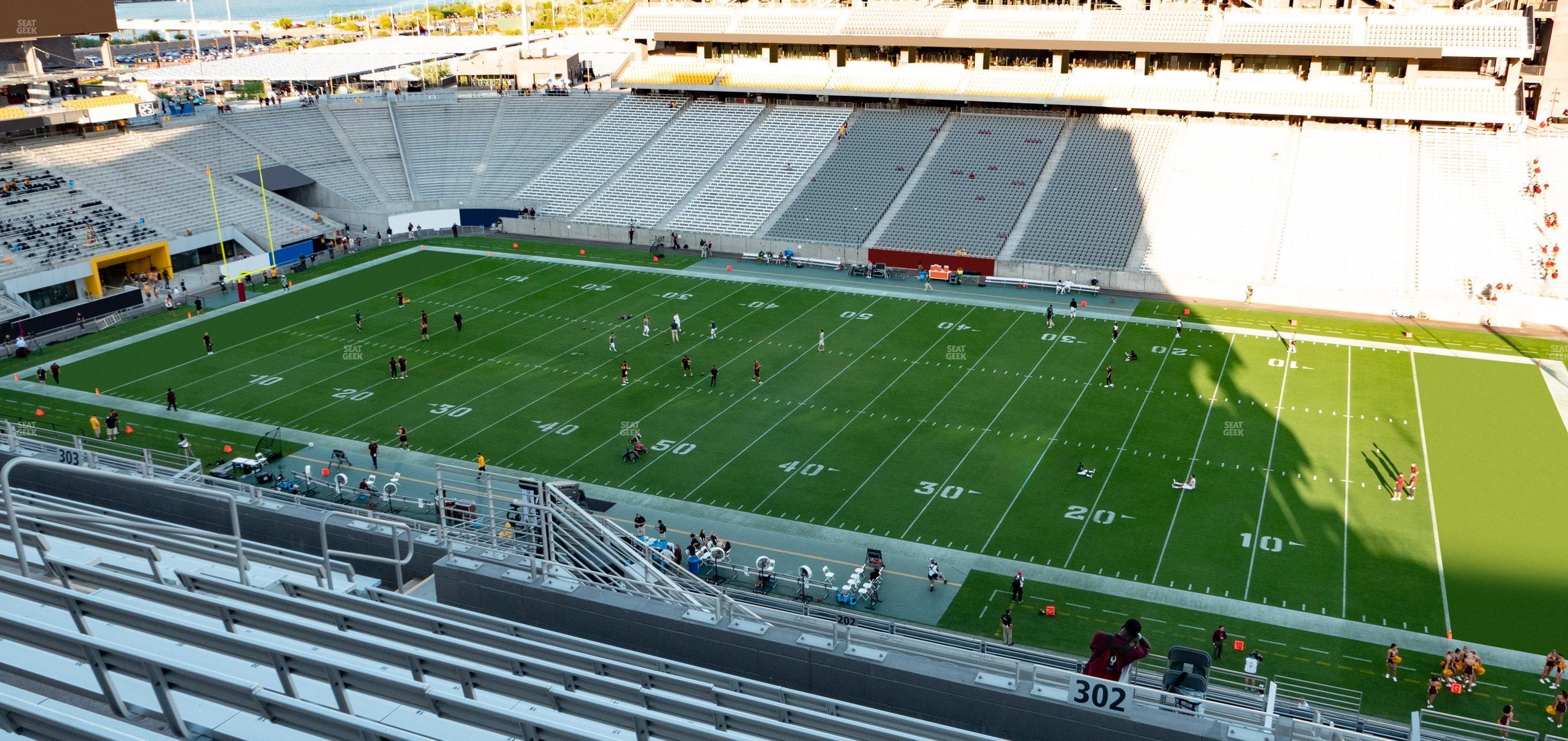 Seating view for Mountain America Stadium Section 302