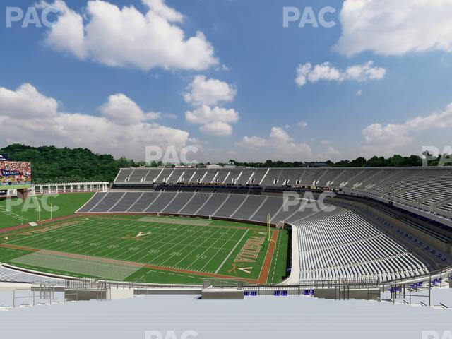 Seating view for Scott Stadium Section 528