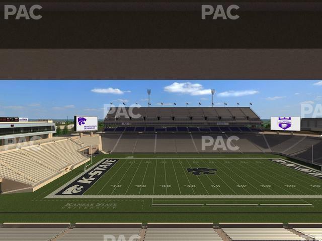 Seating view for Bill Snyder Family Stadium Section Loge 312