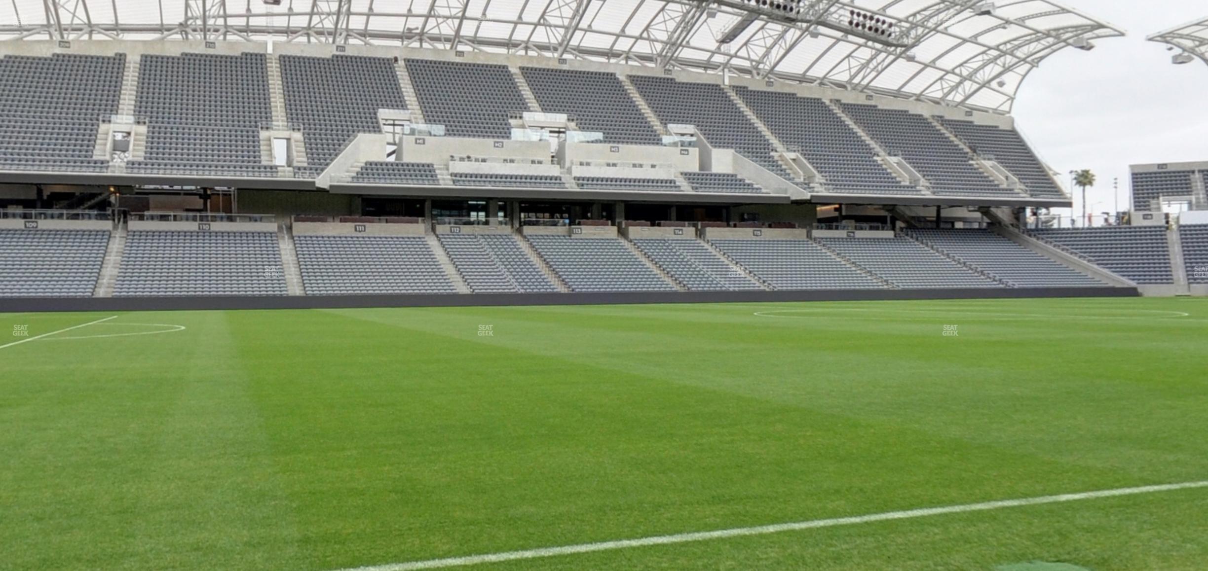 Seating view for BMO Stadium Section Field Suite 7