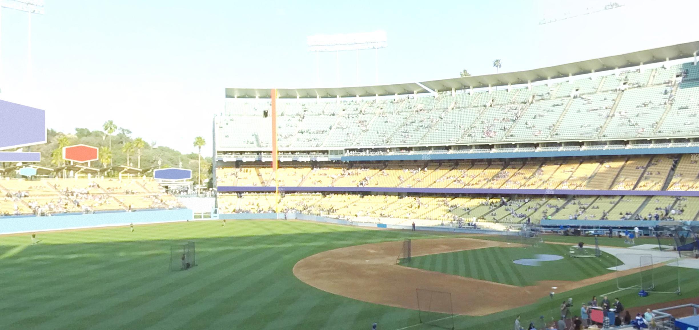 Seating view for Dodger Stadium Section 151 Lg