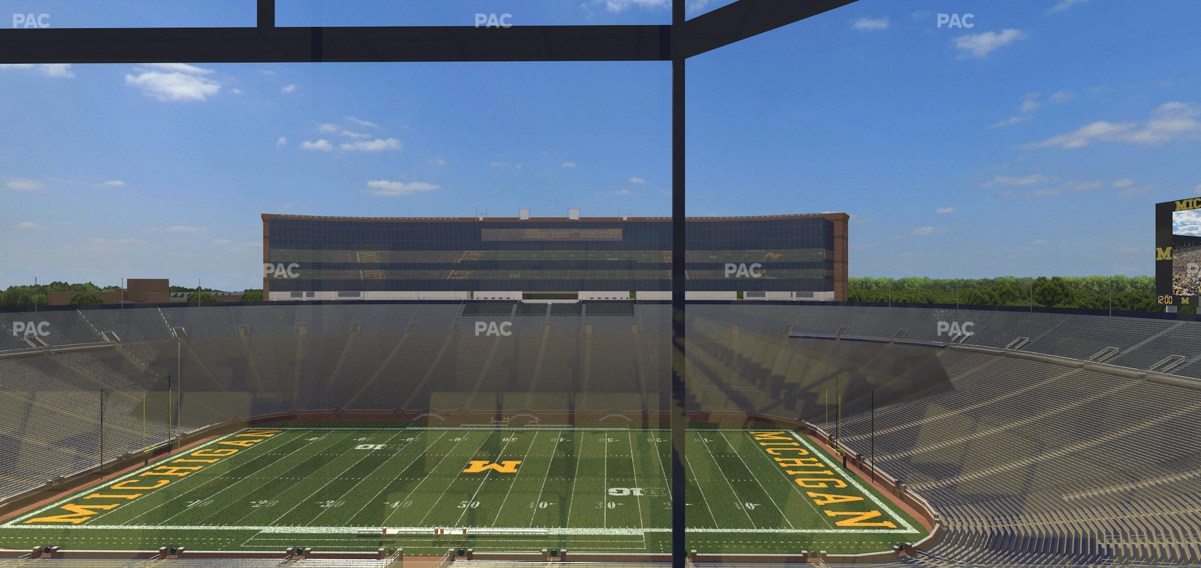 Seating view for Michigan Stadium Section 412