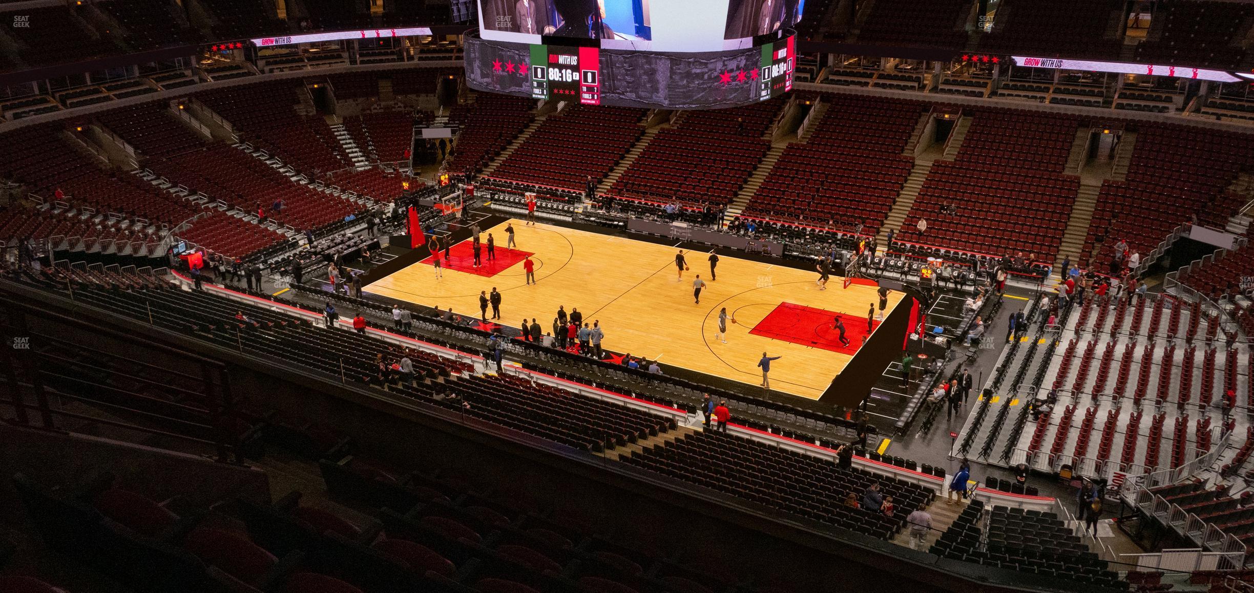 Seating view for United Center Section 315