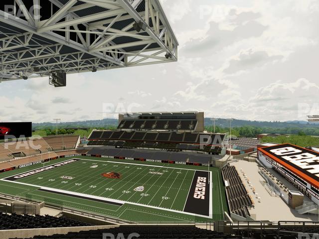 Seating view for Reser Stadium Section 214