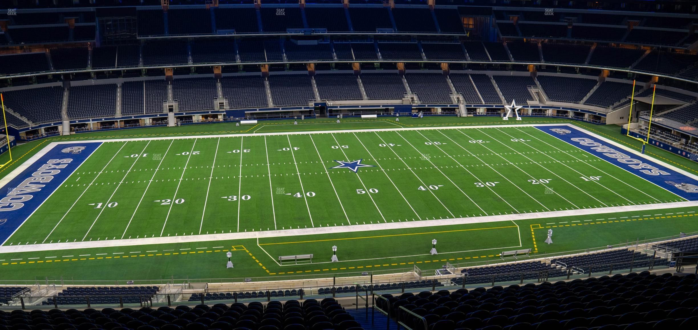 Seating view for AT&T Stadium Section Silver Suite 447