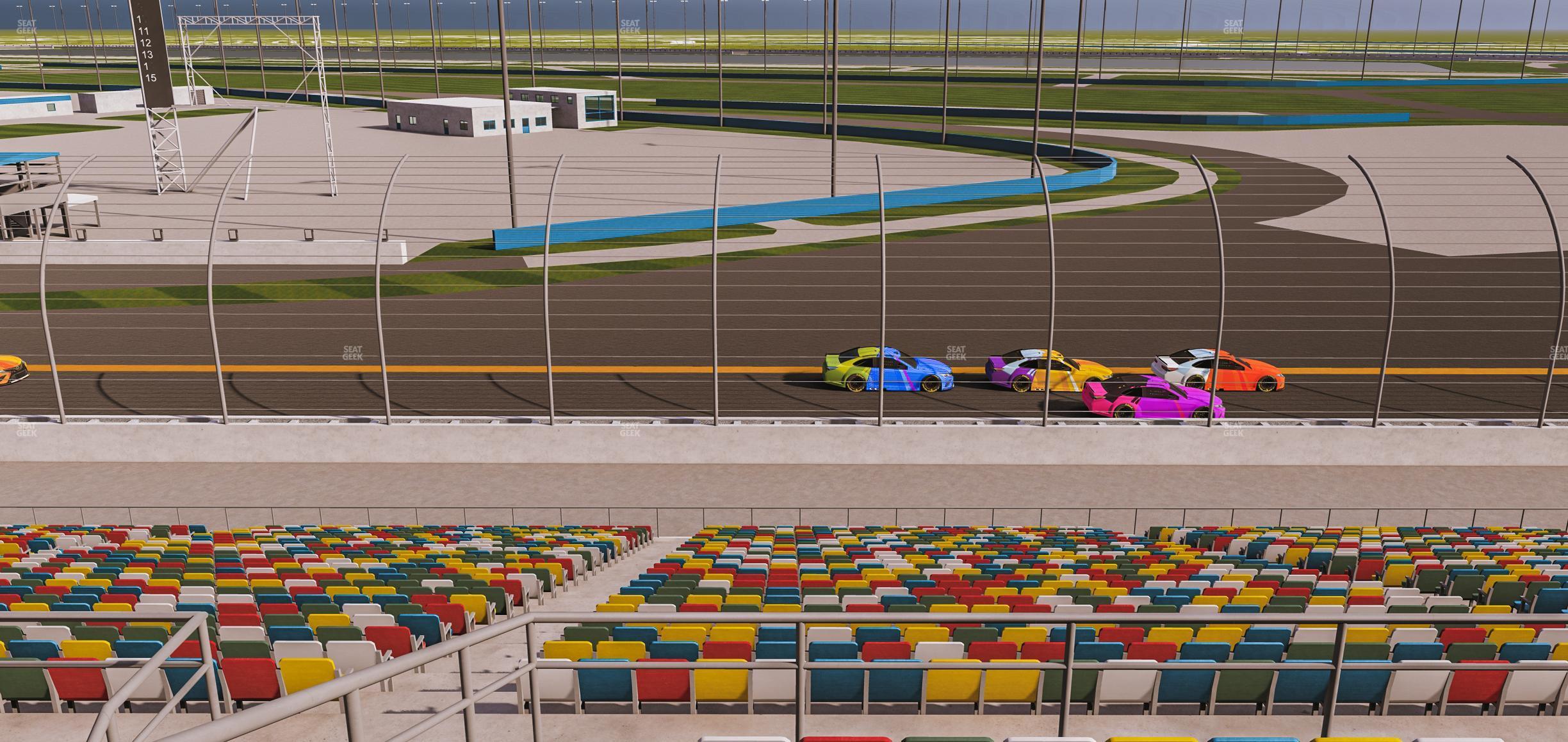 Seating view for Daytona International Speedway Section Back 172