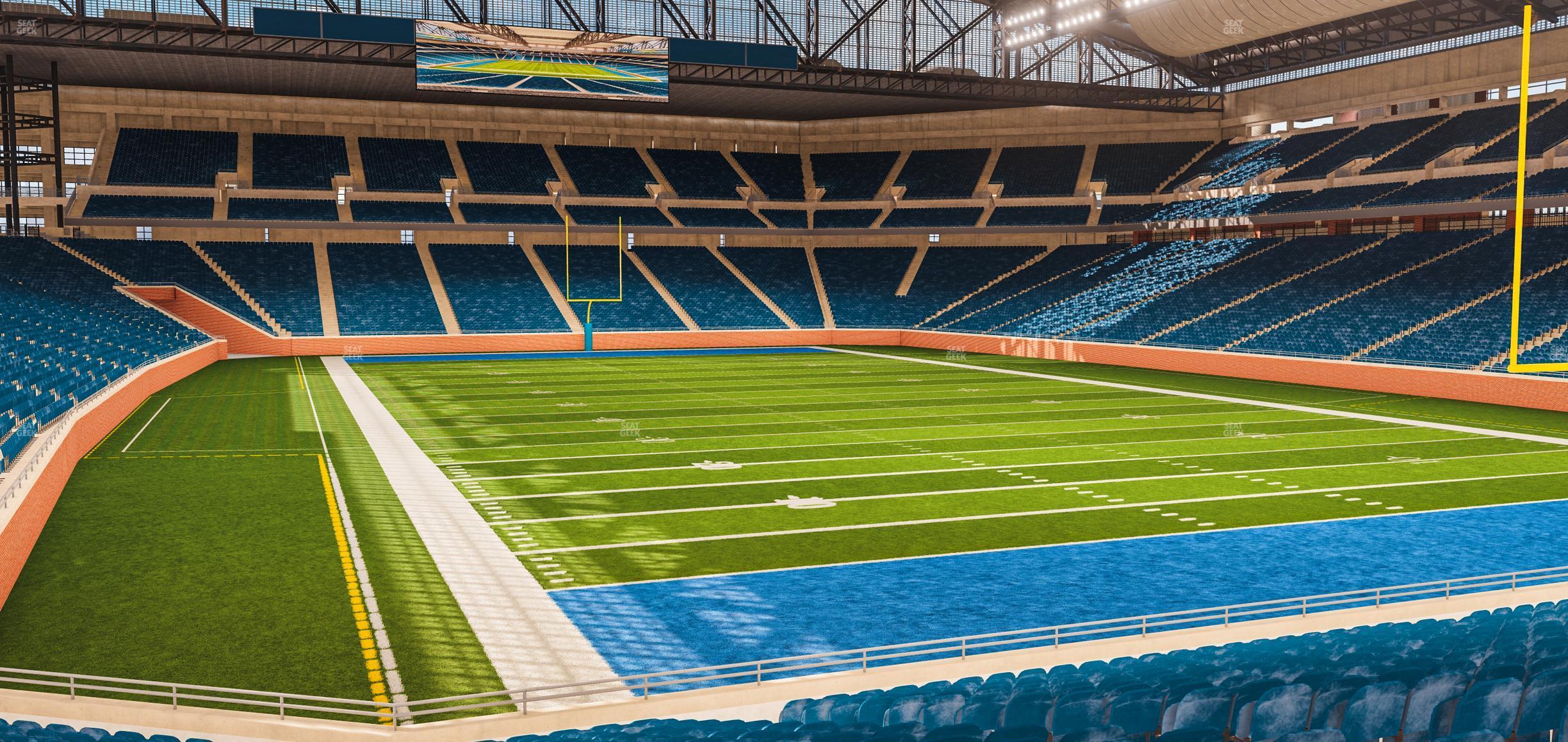 Seating view for Ford Field Section 114