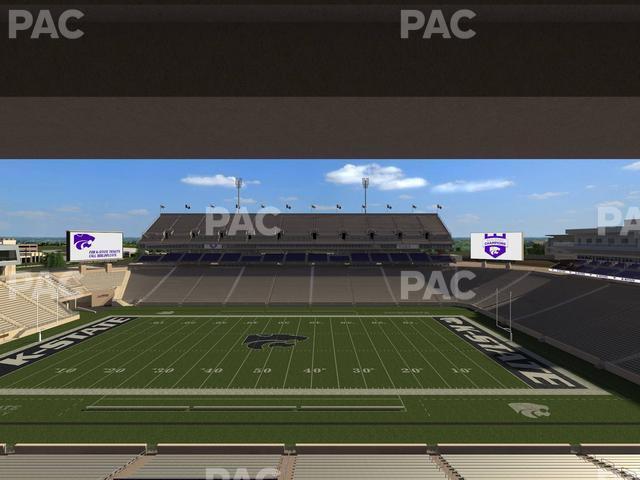 Seating view for Bill Snyder Family Stadium Section Loge 321