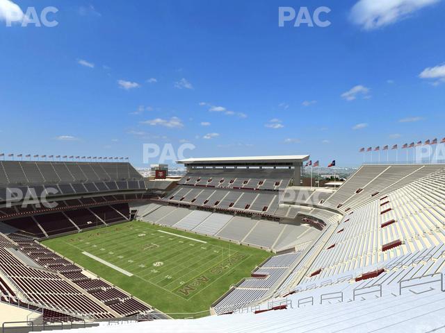 Seating view for Kyle Field Section 350