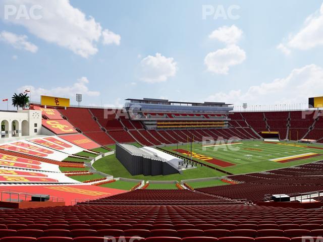 Seating view for Los Angeles Memorial Coliseum Section 227