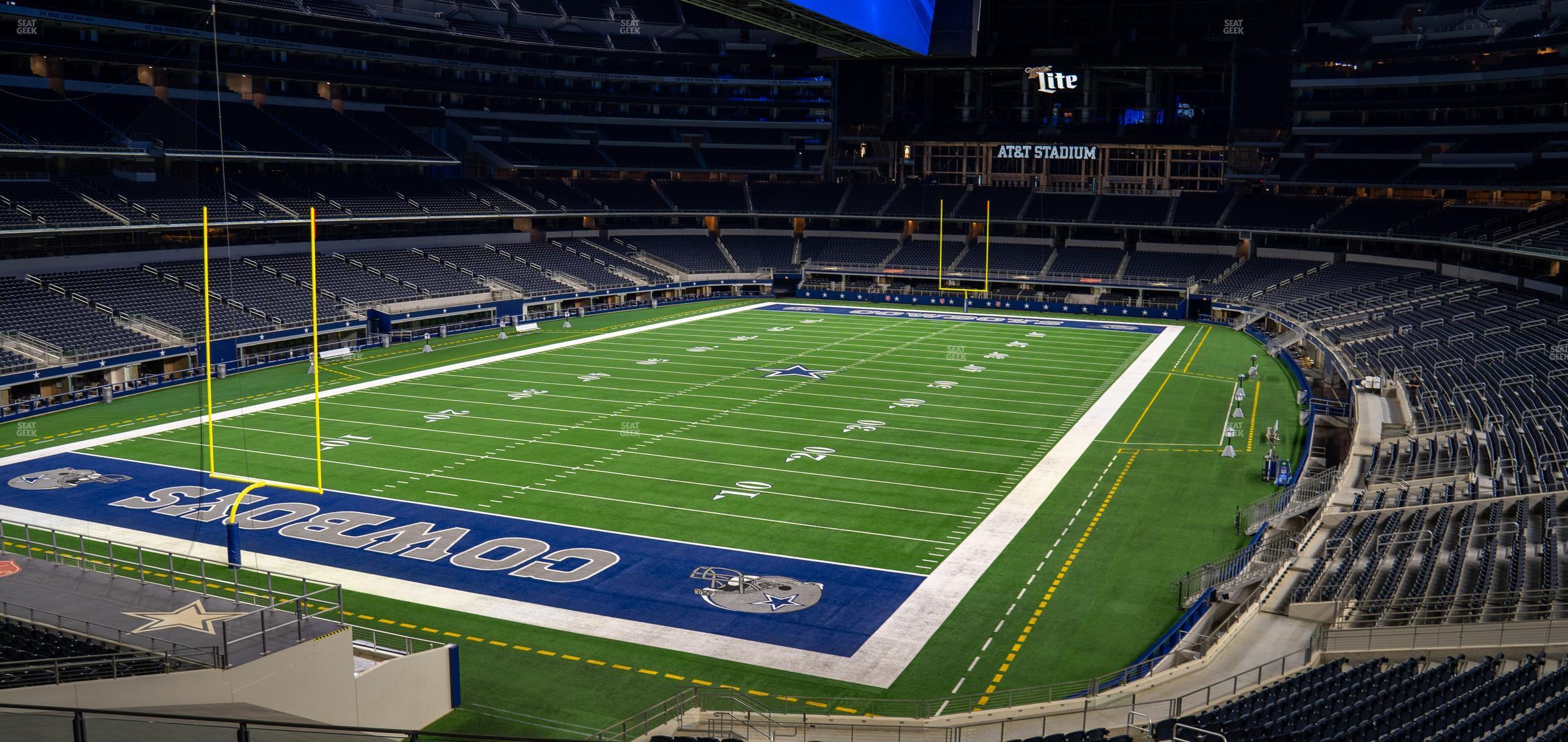 Seating view for AT&T Stadium Section 244