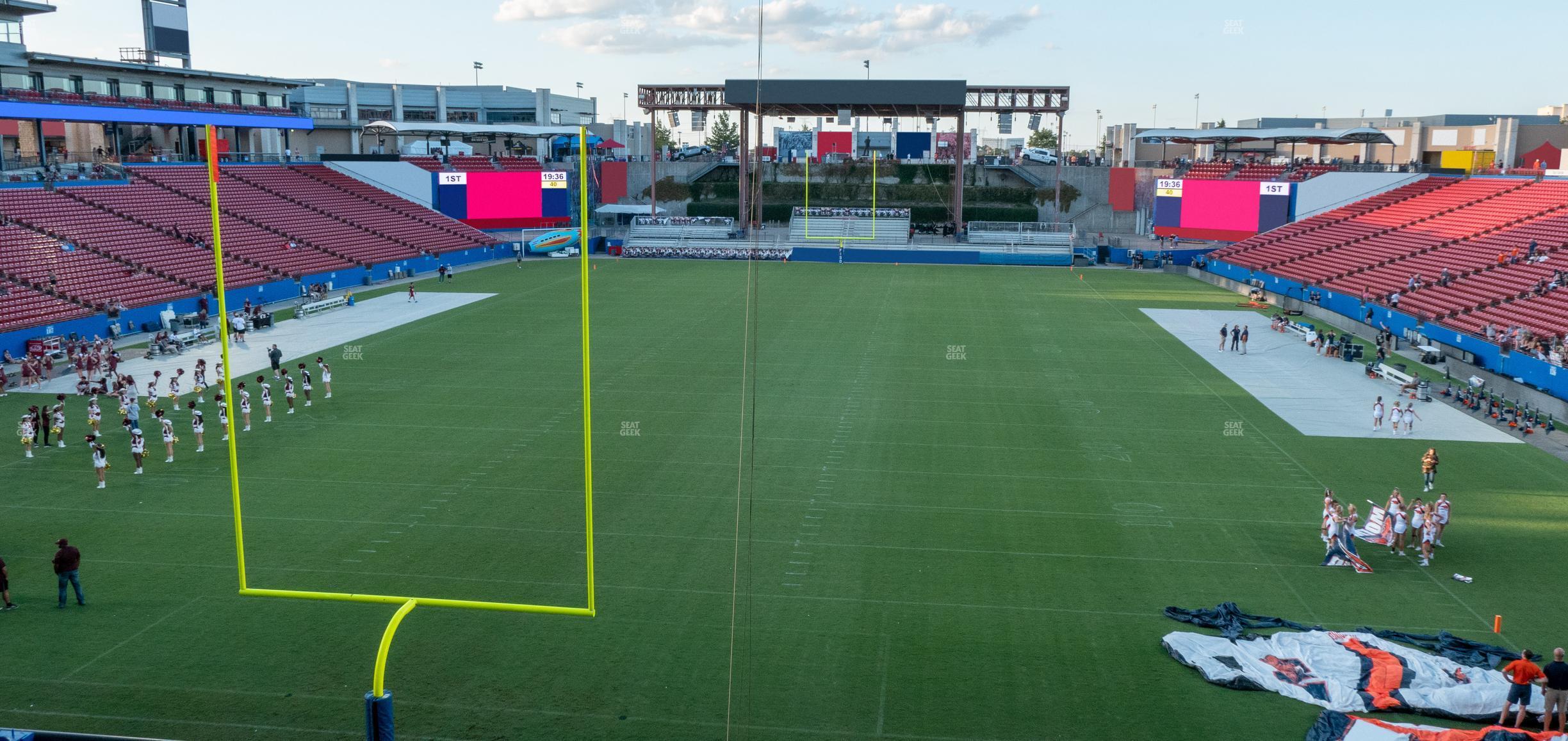 Seating view for Toyota Stadium Section 217