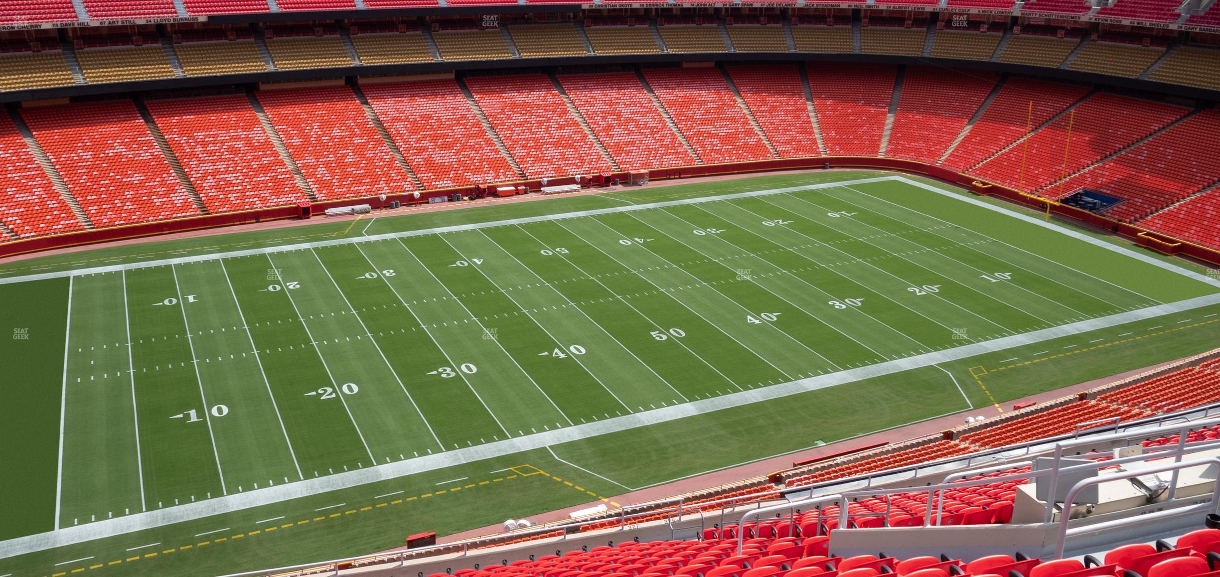 Seating view for GEHA Field at Arrowhead Stadium Section 327