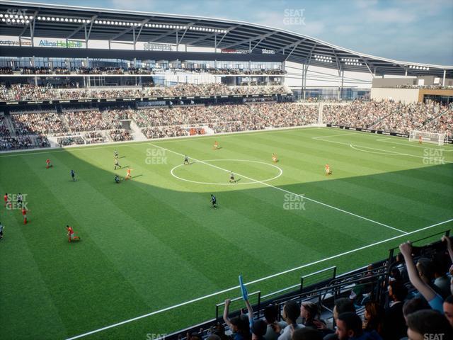 Seating view for Allianz Field Section 116