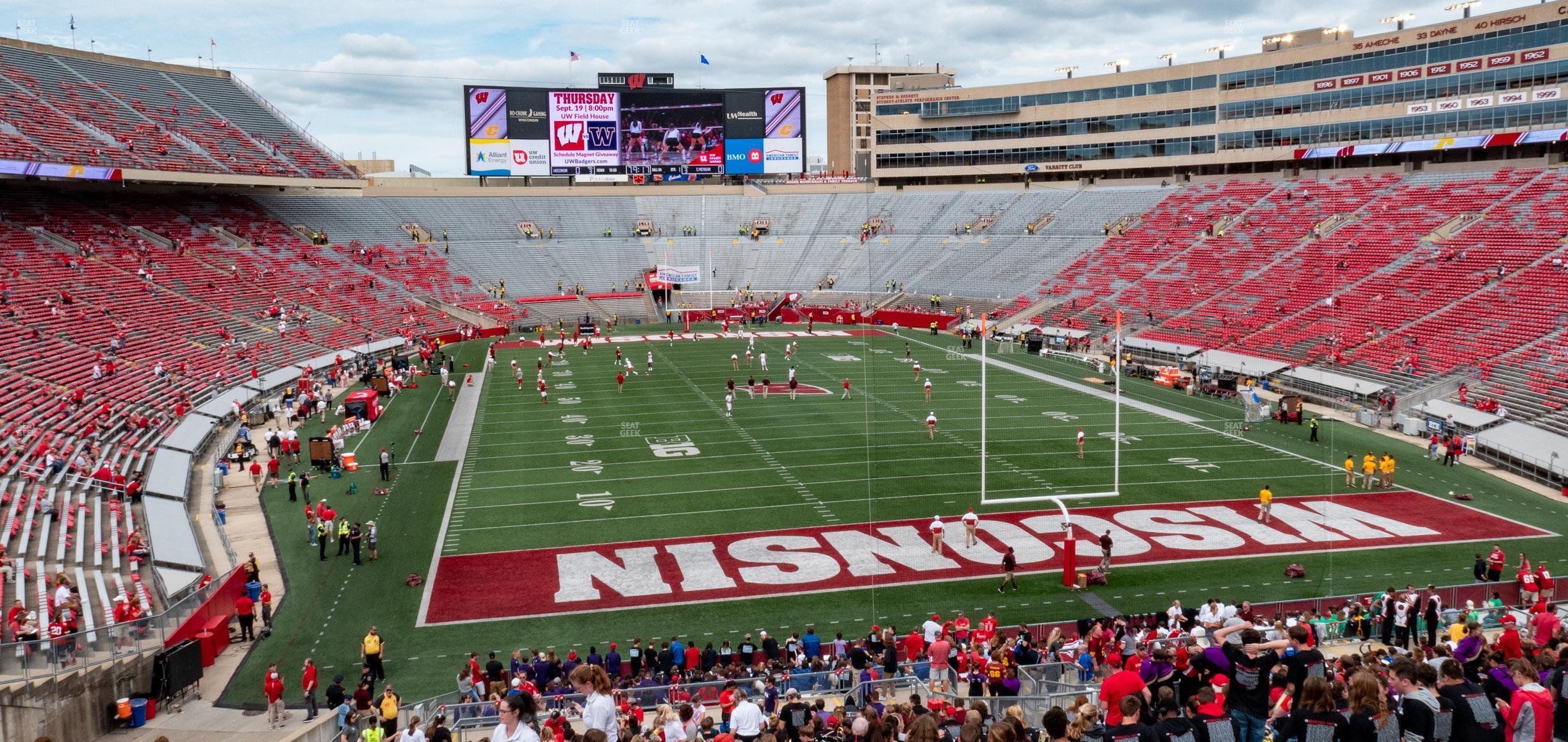 Seating view for Camp Randall Stadium Section Z 3