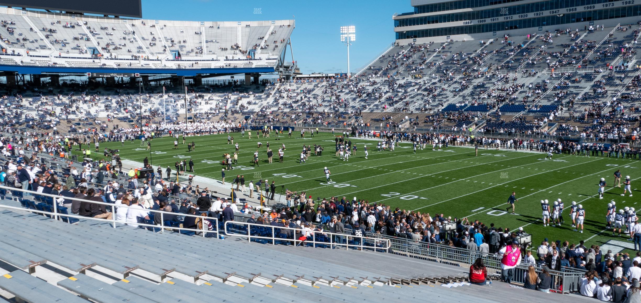 Seating view for Beaver Stadium Section West A