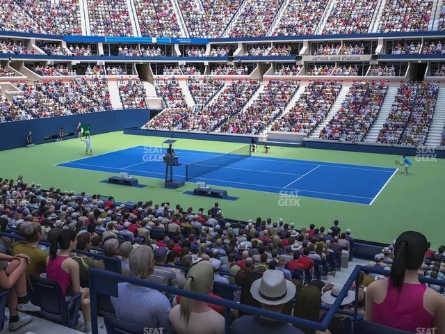 Seating view for Arthur Ashe Stadium Section Suite 138