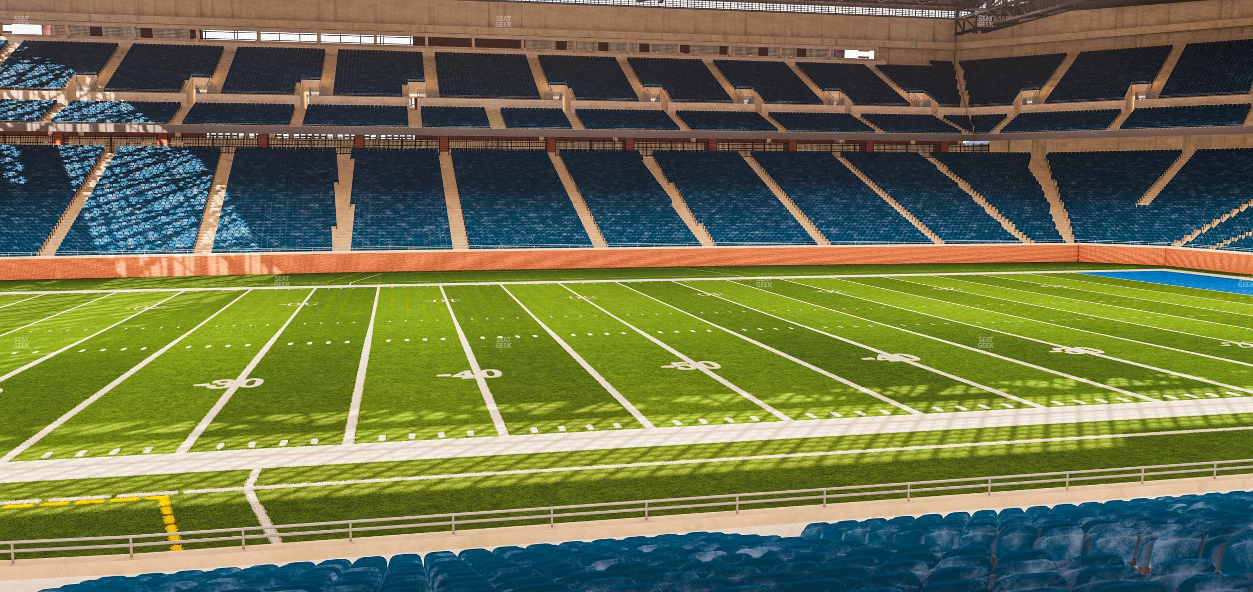 Seating view for Ford Field Section 105