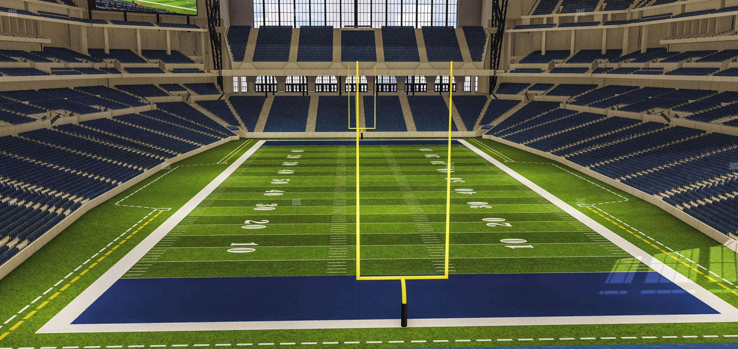 Seating view for Lucas Oil Stadium Section 327