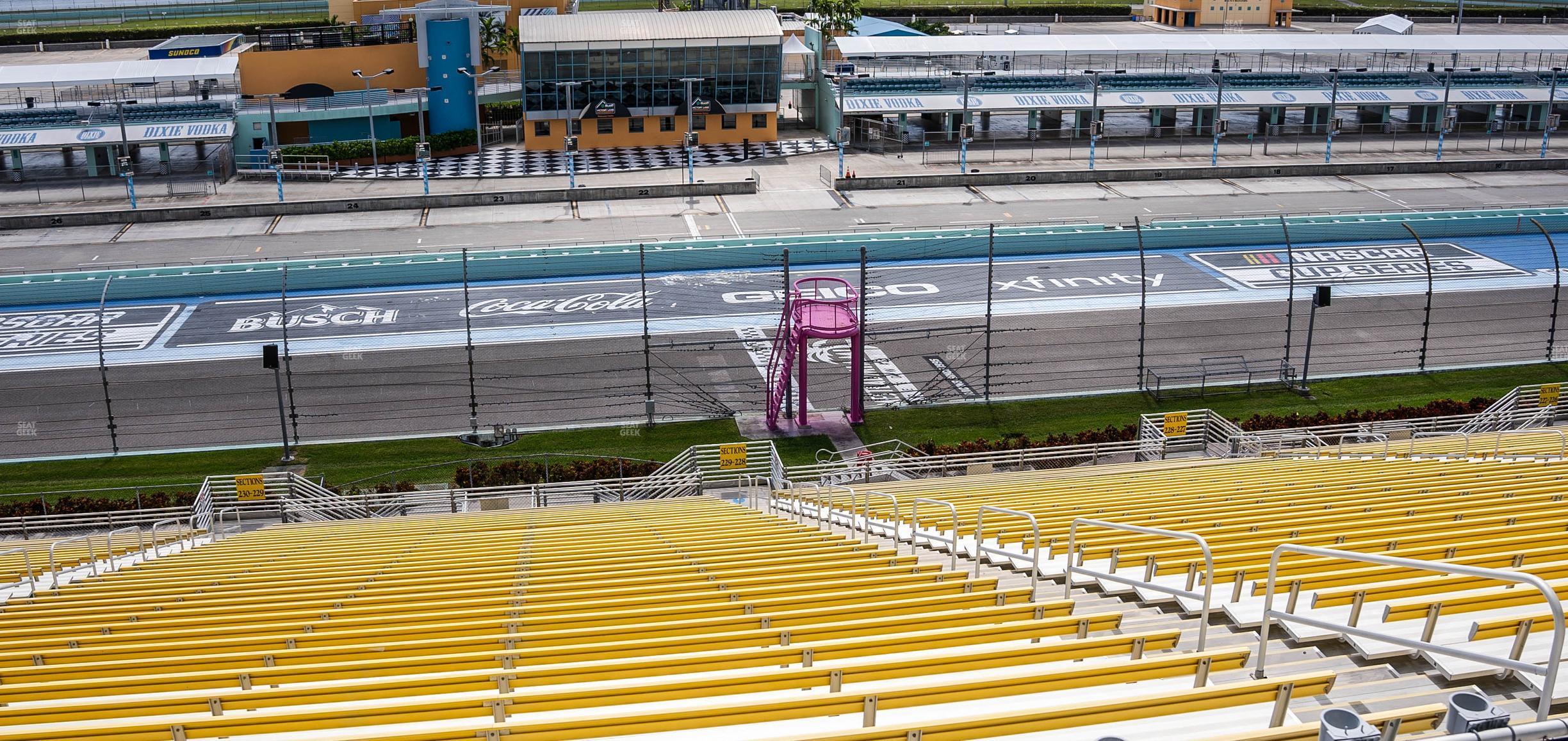 Seating view for Homestead-Miami Speedway Section Speedway Club 329