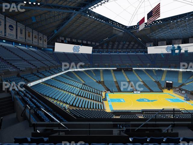 Seating view for Dean Smith Center Section 206