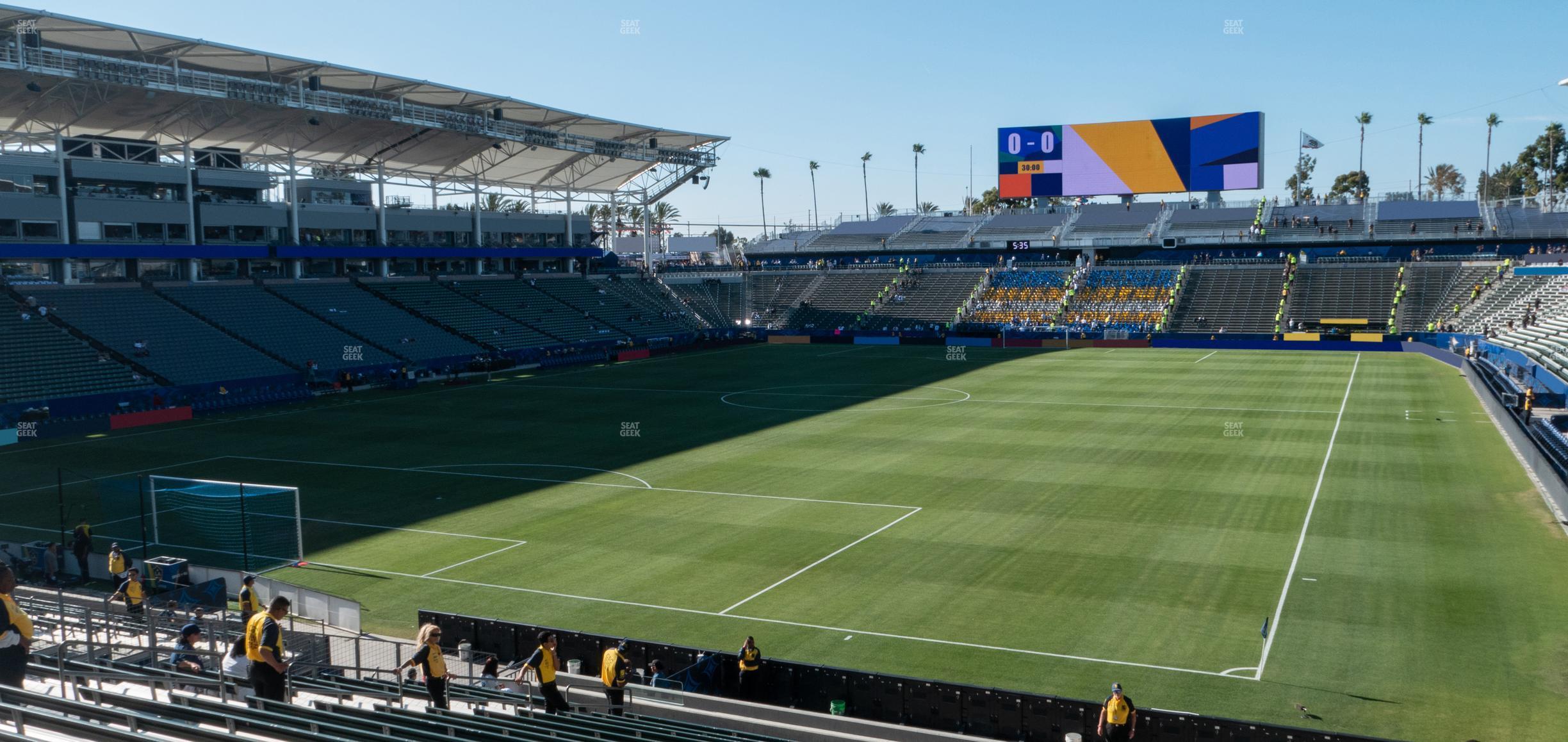 Seating view for Dignity Health Sports Park Section 140