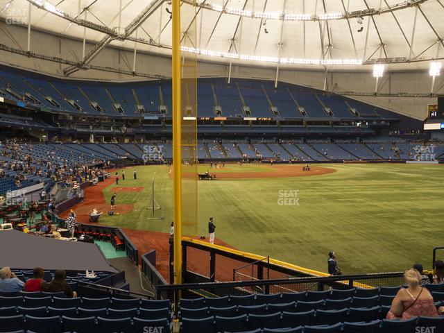 Seating view for Tropicana Field Section 140