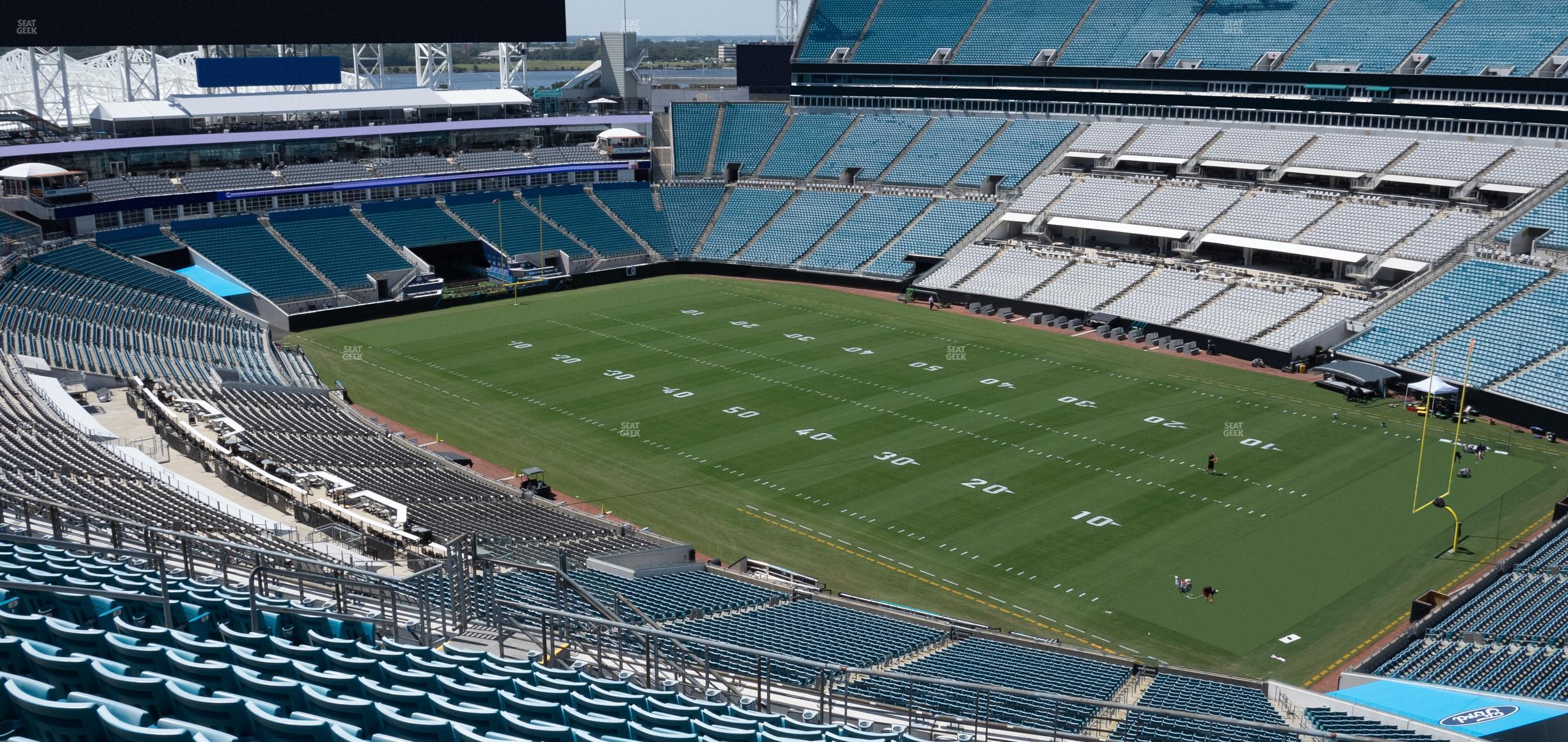 Seating view for EverBank Stadium Section 430