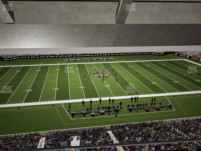 Seating view for Caesars Superdome Section Suite 451