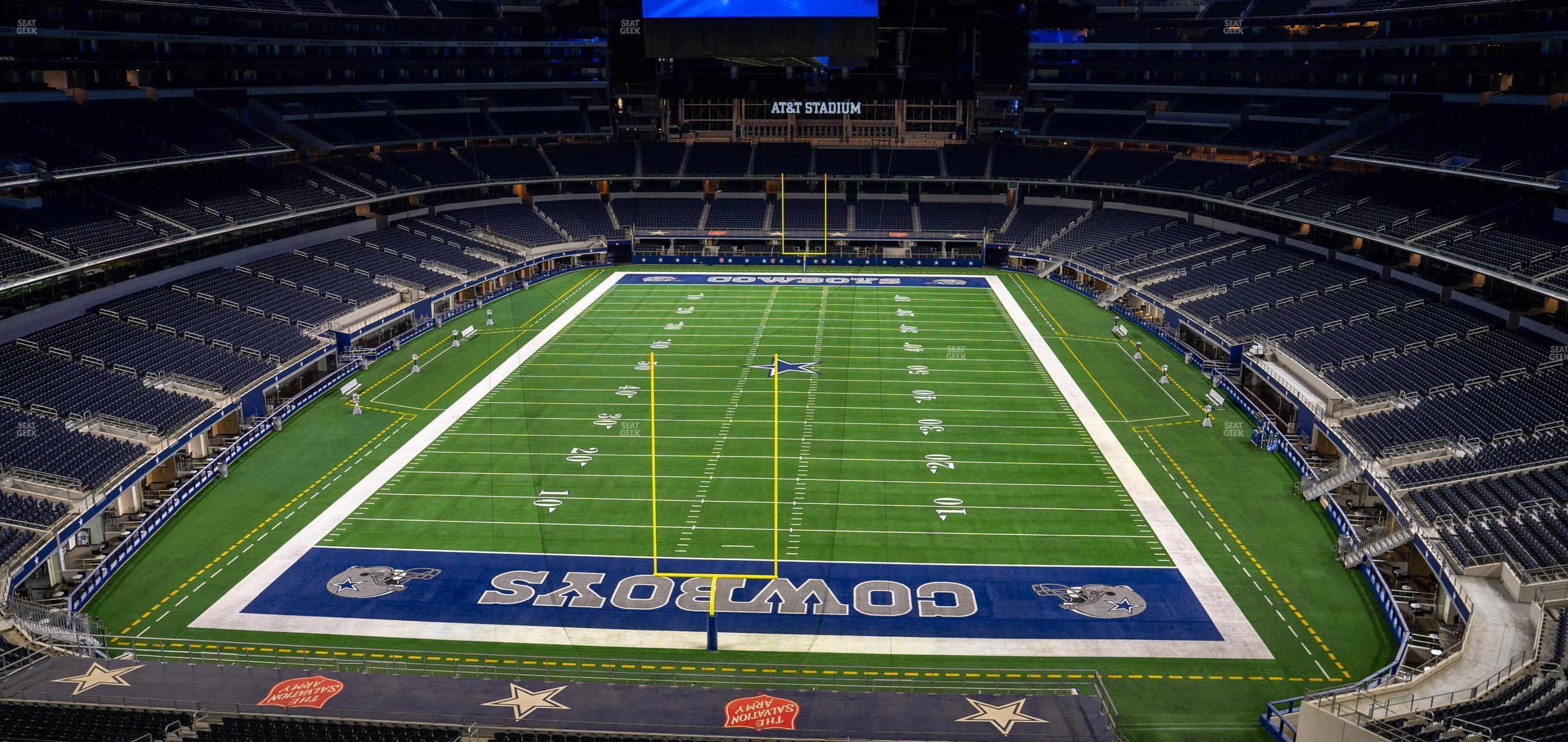 Seating view for AT&T Stadium Section 347