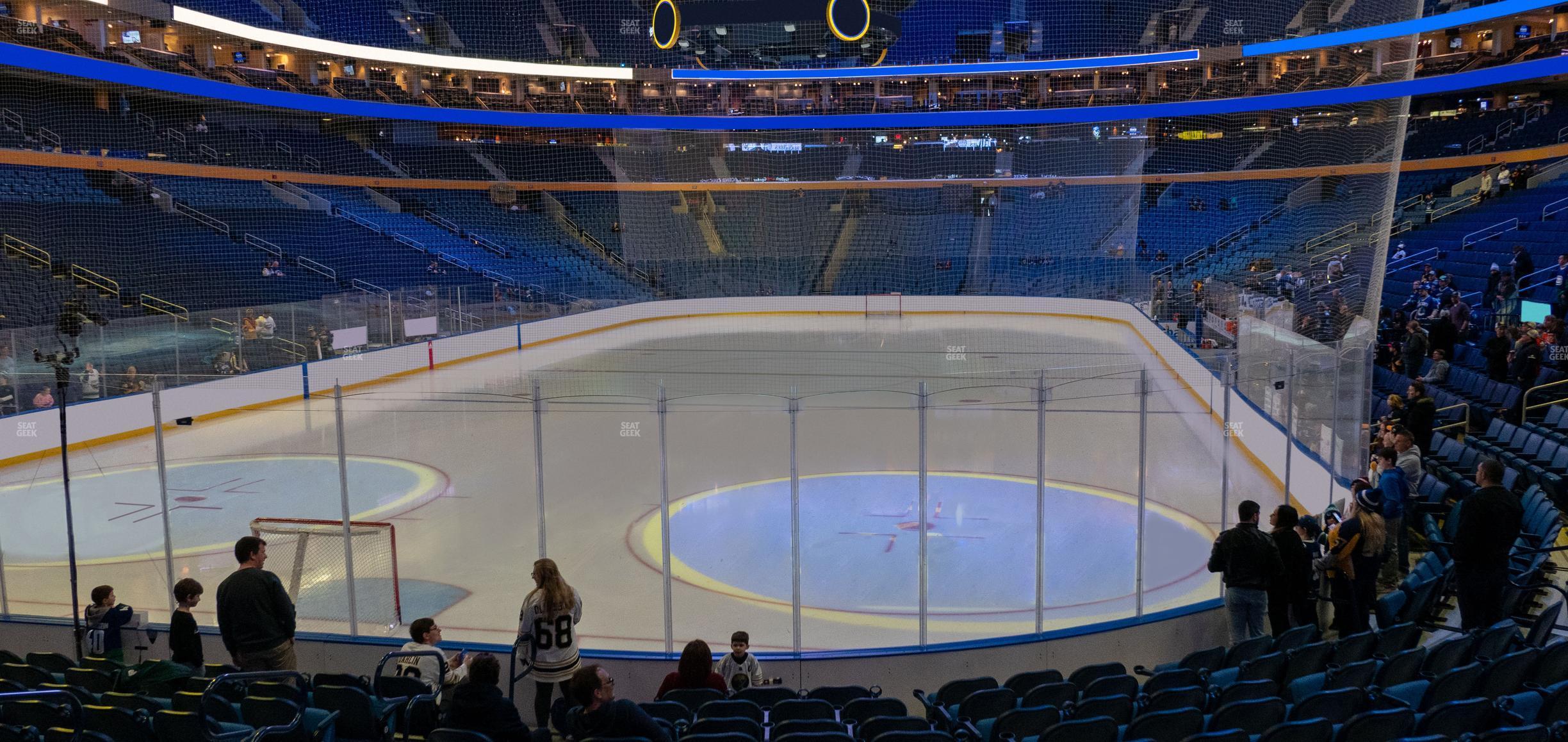 Seating view for KeyBank Center Section 110