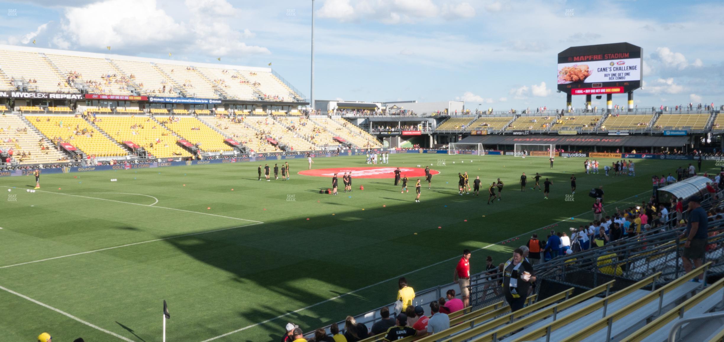 Seating view for Historic Crew Stadium Section 132