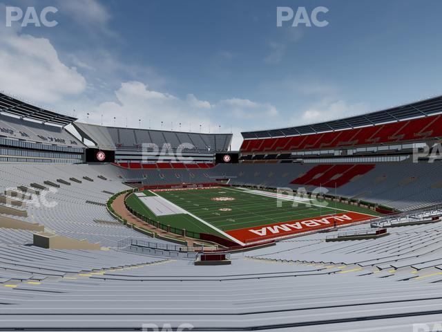 Seating view for Bryant Denny Stadium Section N 8