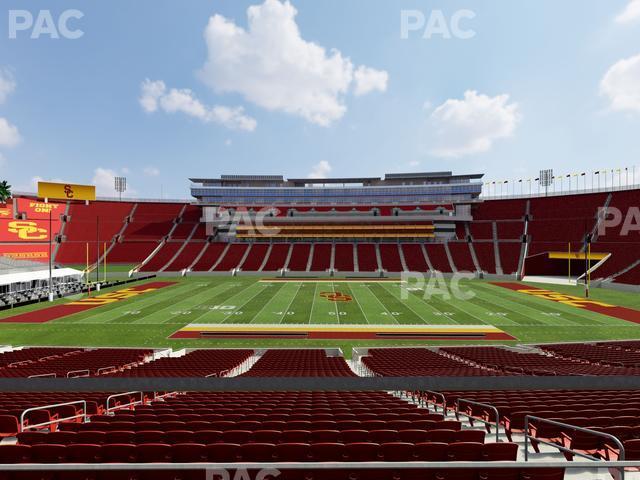 Seating view for Los Angeles Memorial Coliseum Section 122 A