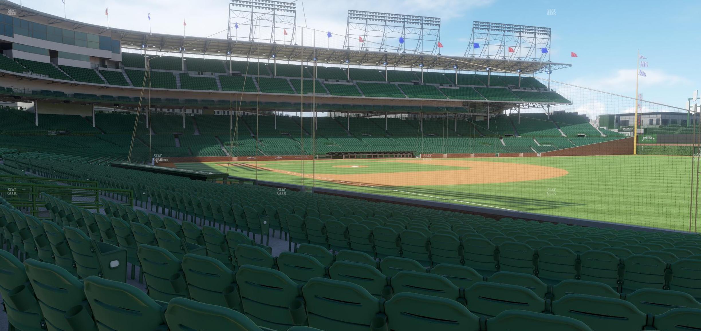 Seating view for Wrigley Field Section 130