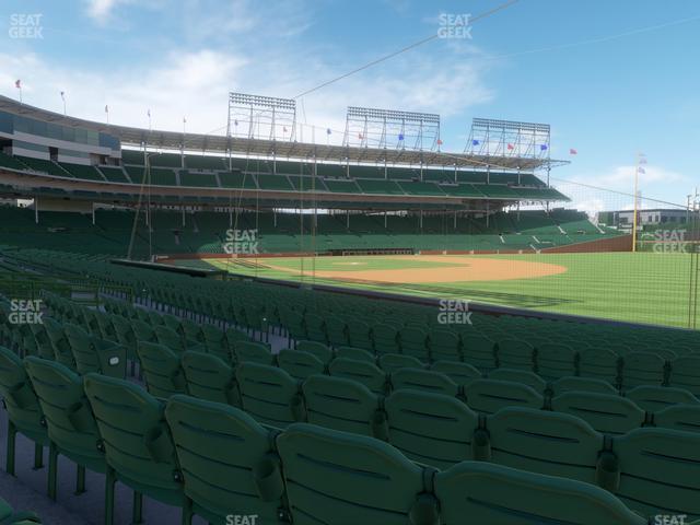 Seating view for Wrigley Field Section 130