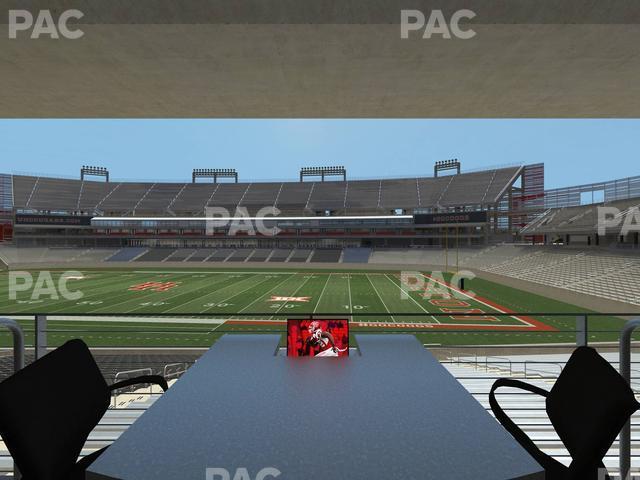 Seating view for TDECU Stadium Section Loge Box 27