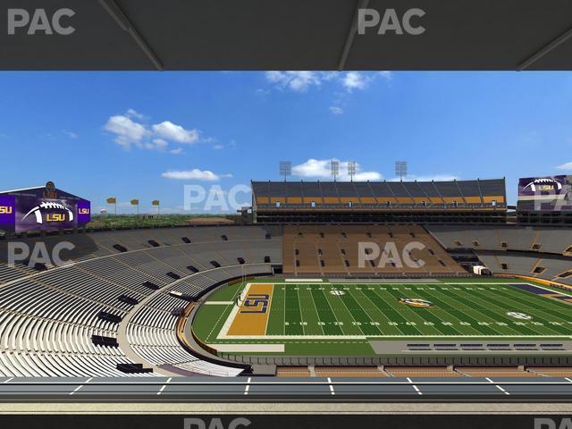 Seating view for Tiger Stadium Section Club 209