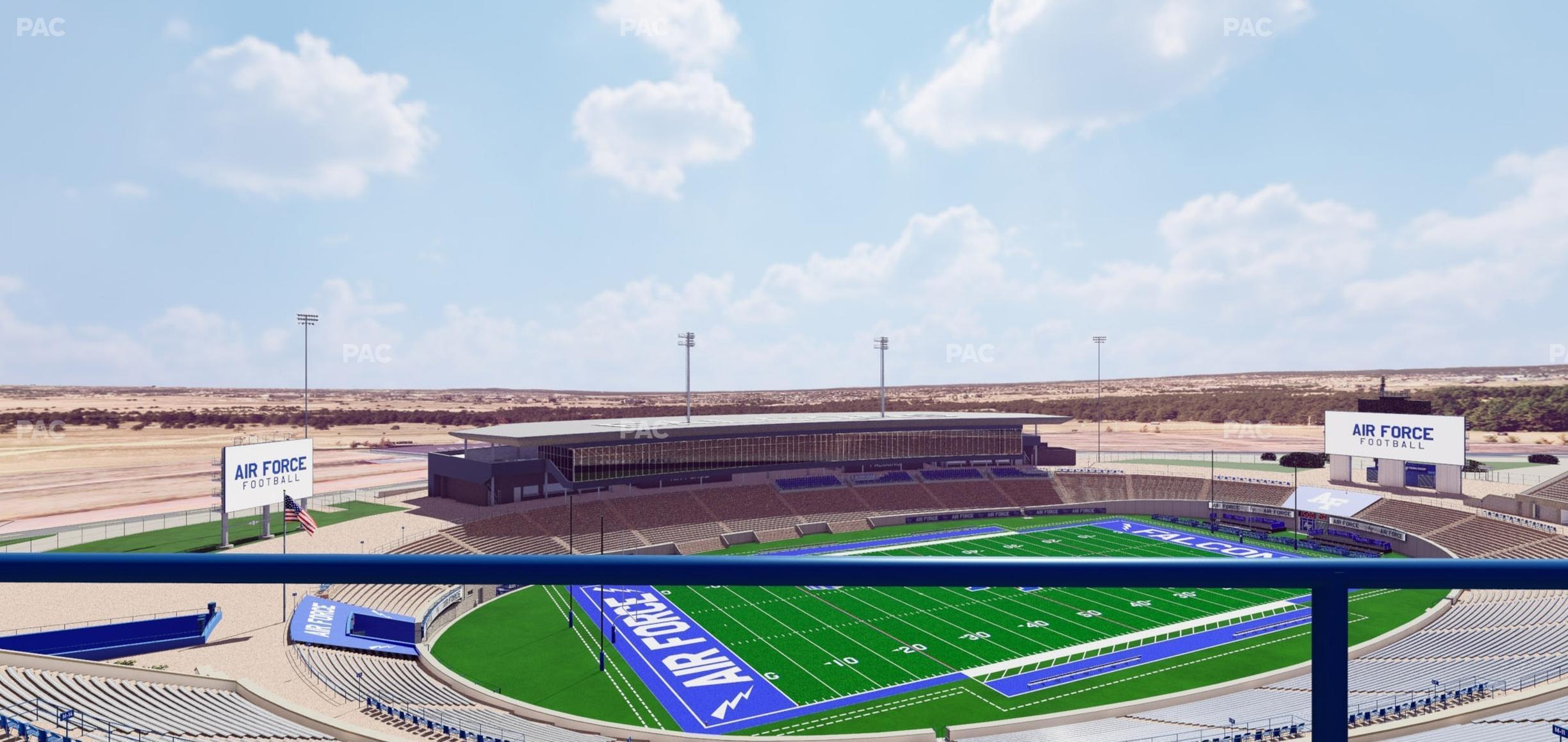 Seating view for Falcon Stadium Section U 12